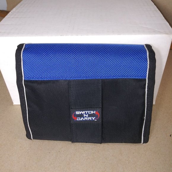 Nintendo DS Switch N Carry Black Blue Travel Case - Picture 2 of 4